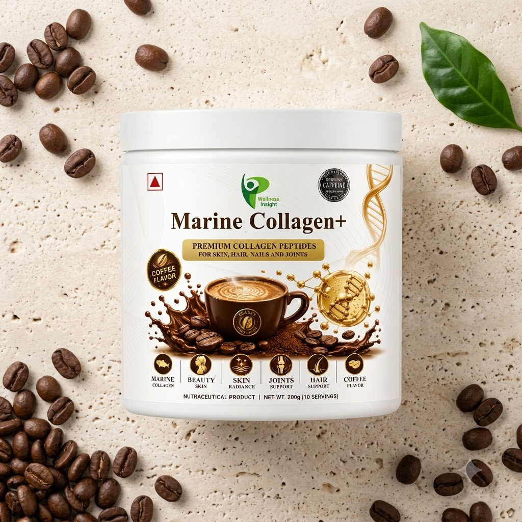 Wellness Insights Marine Collagen+ Coffee Flavor | 200g