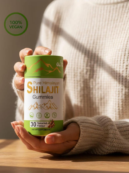 Wellness Insights Pure Himalayan Shilajit Gummies | Tamarind Flavour | 30 Gummies | Vegan | Gelatin Free | Gluten Free | No Added Sugar