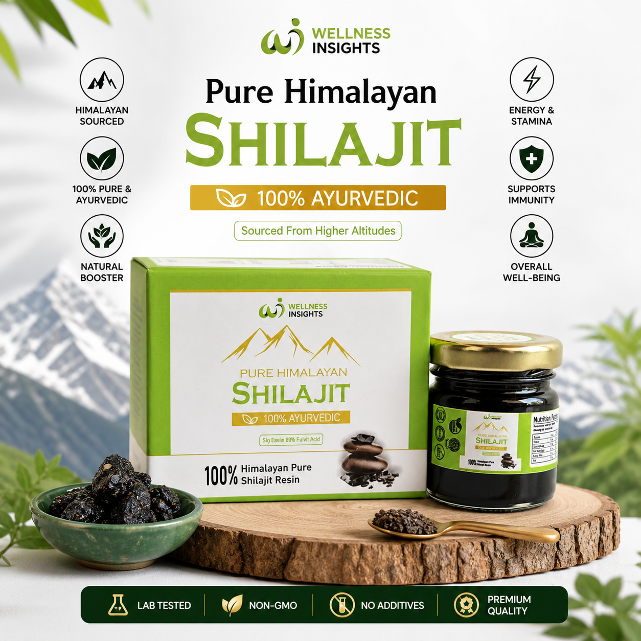 Authentic Himalayan Shilajit Resin