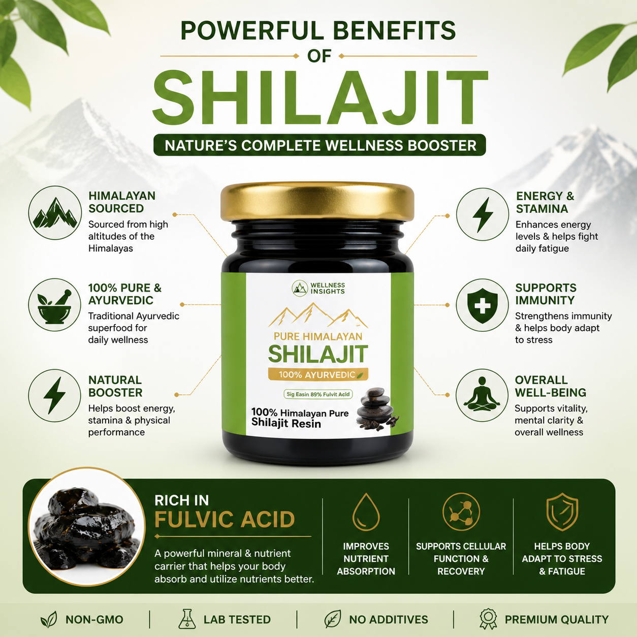 Authentic Himalayan Shilajit Resin