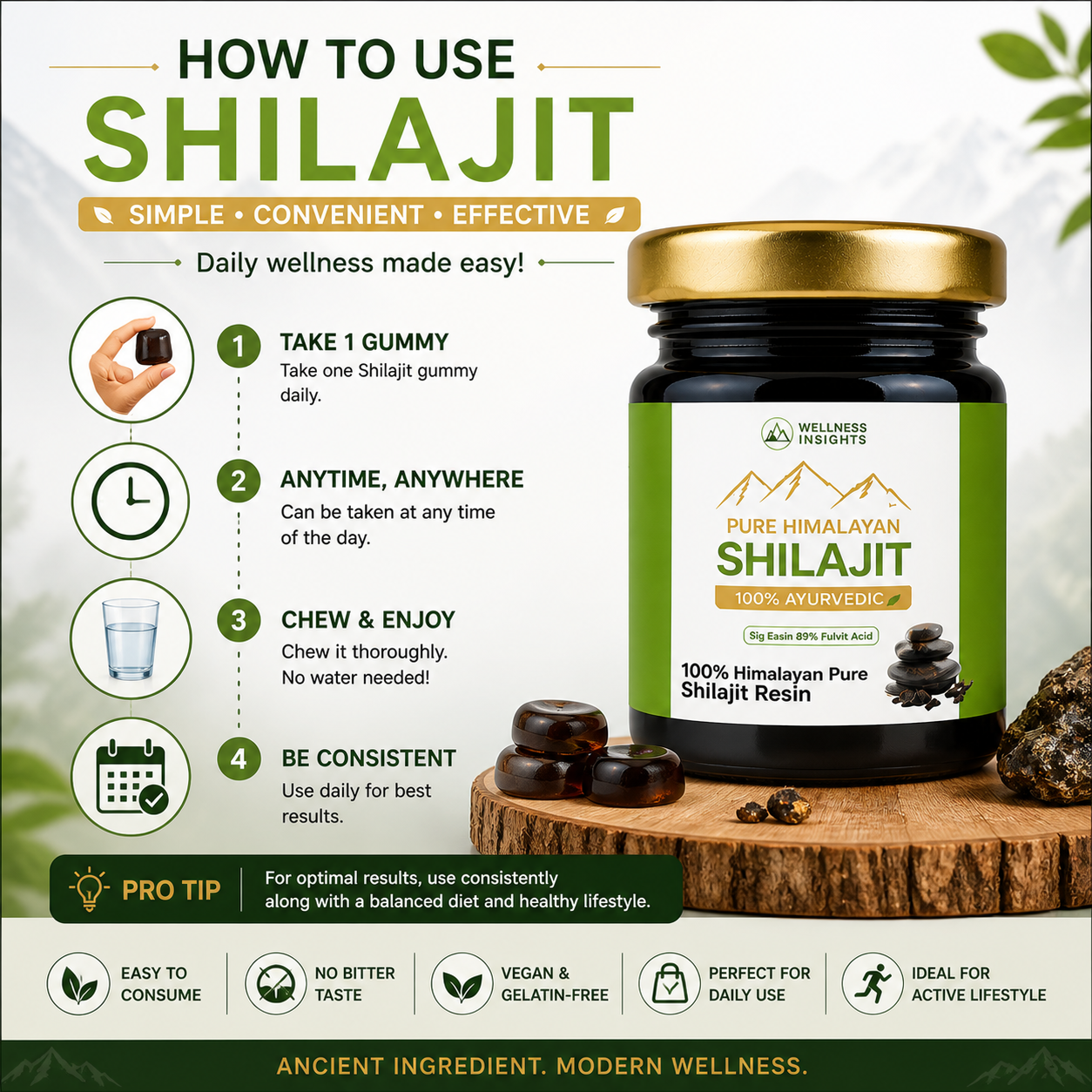 Authentic Himalayan Shilajit Resin