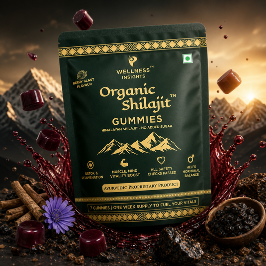 Wellness Insights Organic Shilajit Gummies 200mg | 7 Gummies (1 Week Trial Pack)