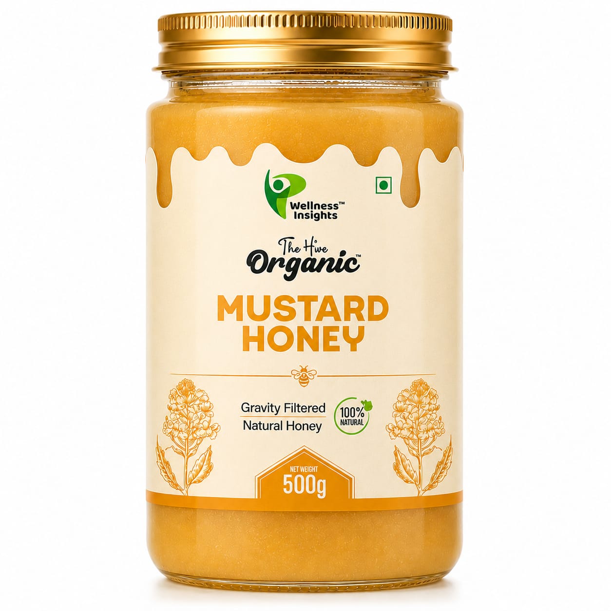 Wellness Insights Mustard Honey 500g