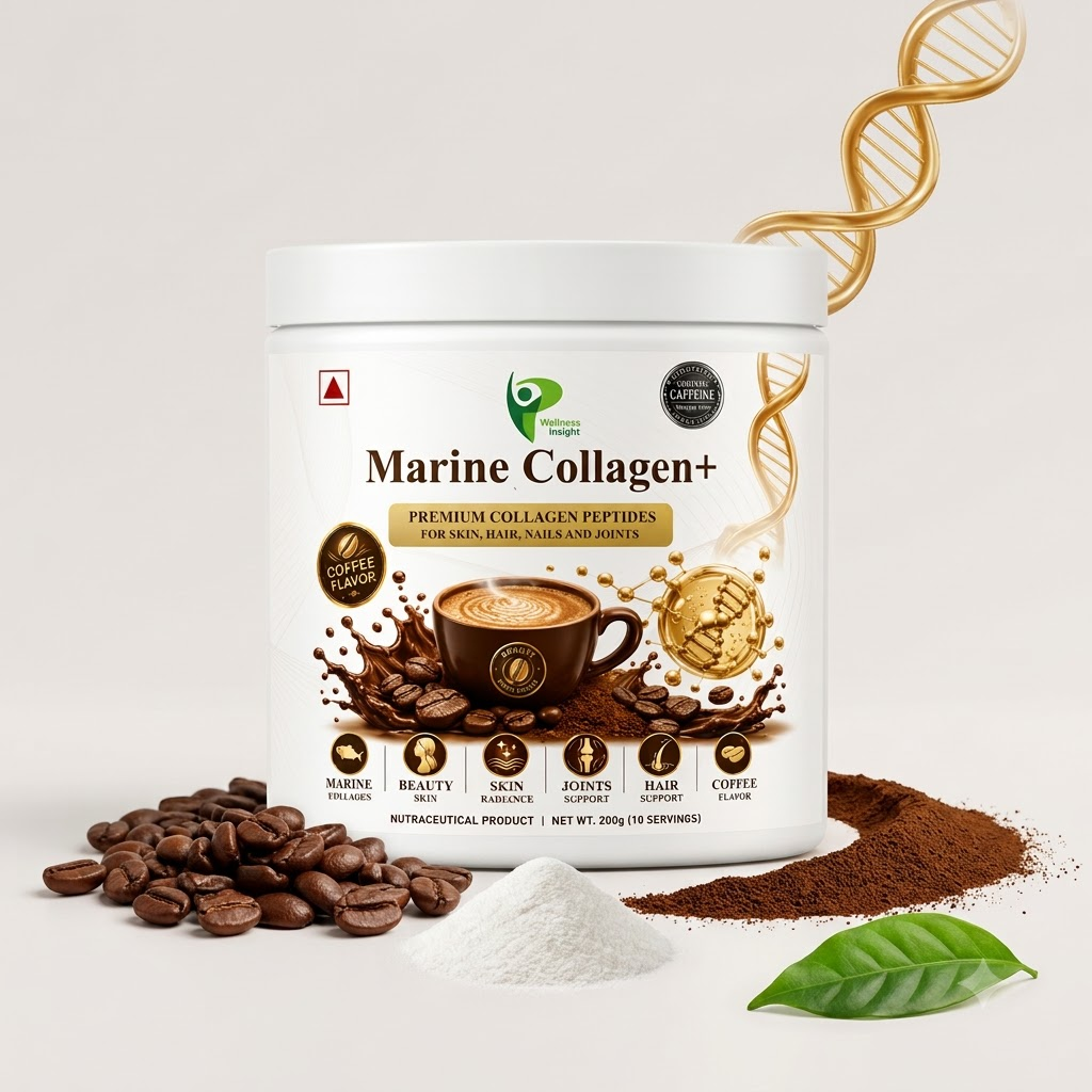 Wellness Insights Marine Collagen+ Coffee Flavor | 200g