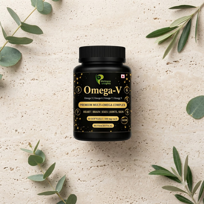 Wellness Insights Omega-V | Premium Multi-Omega Complex | 60 Softgels